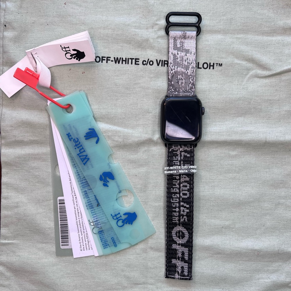 Off-White Mini Industrial Belt RARE Gradient Apple Watch Strap/Band NO HOLES